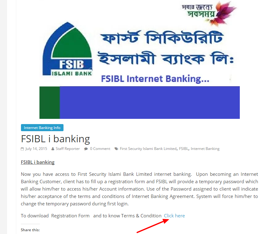 FSIBL i banking