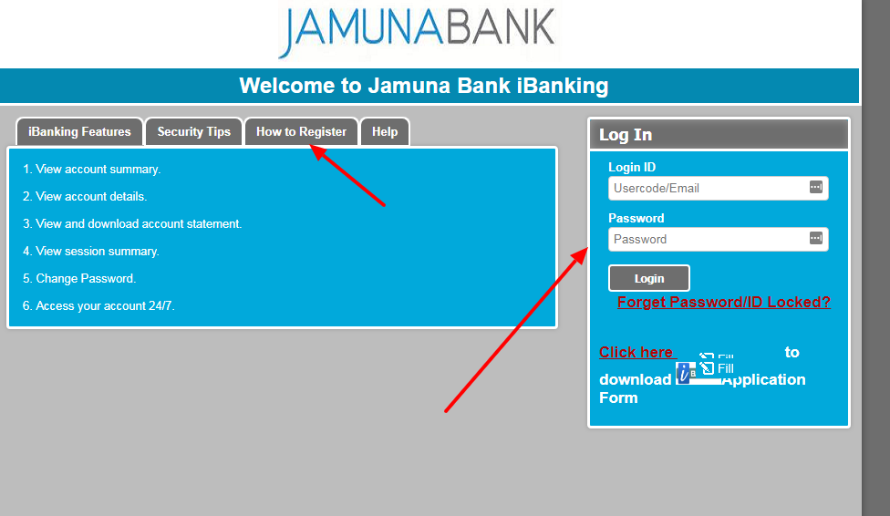 jamuna bank ibanking login