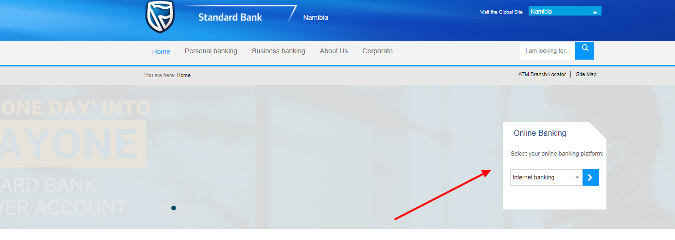 log in to standard bank namibia windhoek namibia internet online bank