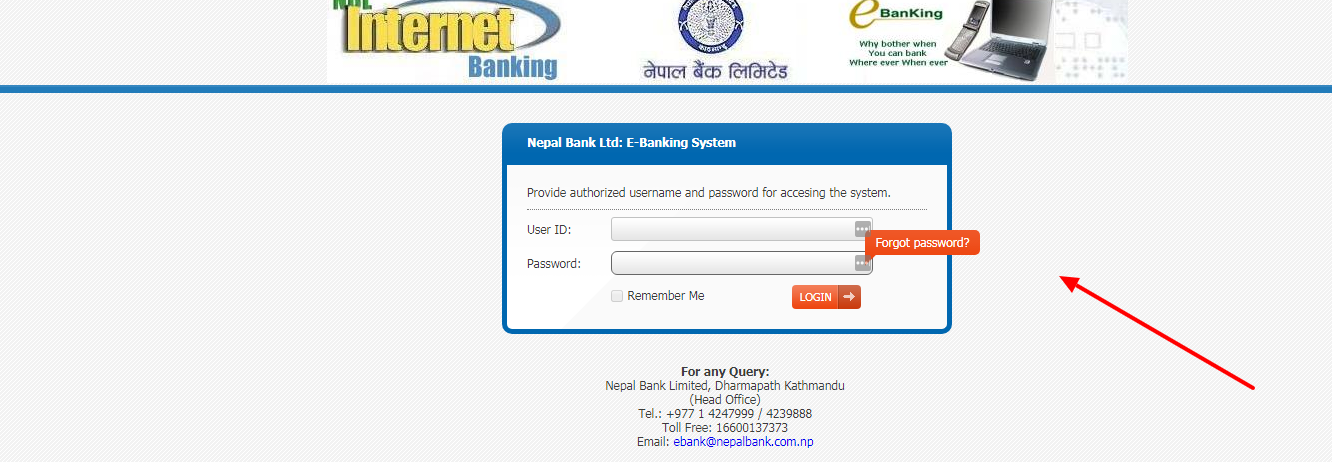 log in to nepal bank kathmandu nepal internet online bank 3