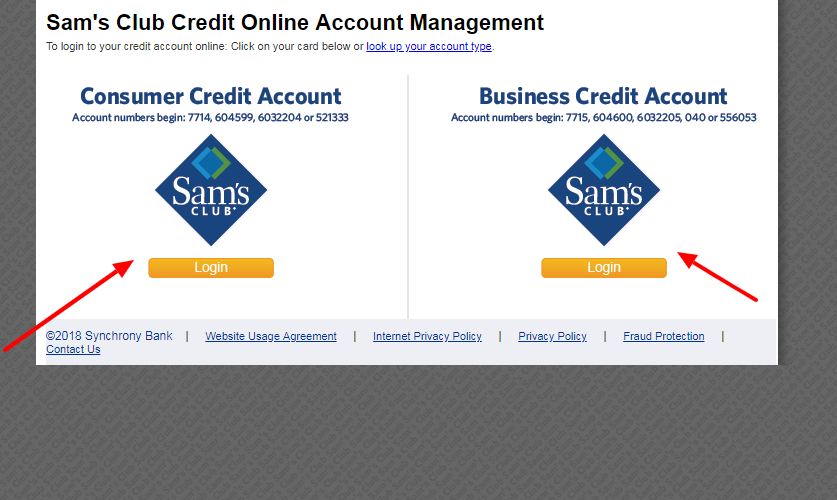 log in to your sam club business credit card account 2