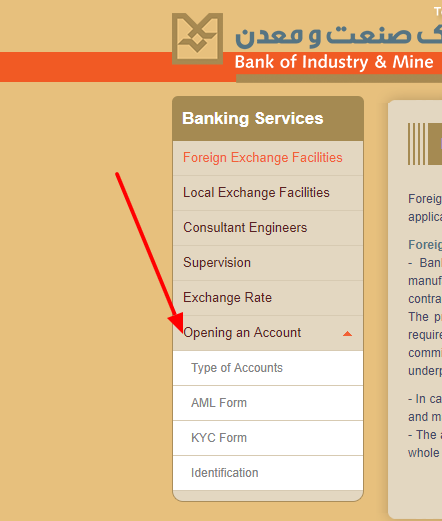 Bank of Industry and Mine, Tehran, Iran 's Internet Online Bank