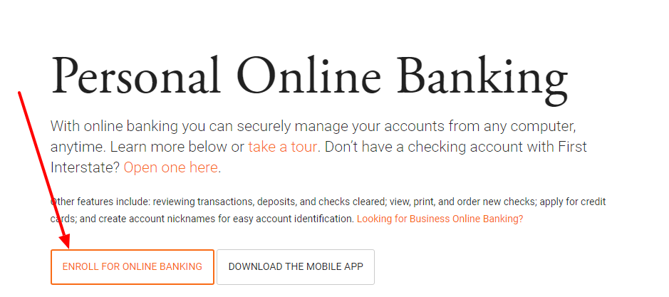 online banking first interstate bank solutions