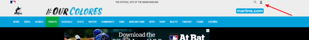 login to official miami marlins website mlb com