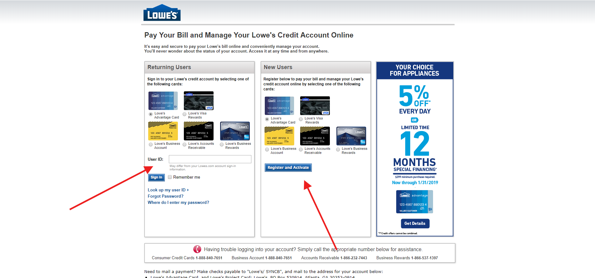  Lowe's Project Card Account