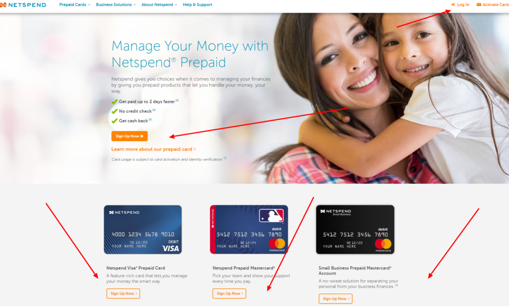 login to prepaid debit cards for personal commercial use netspend