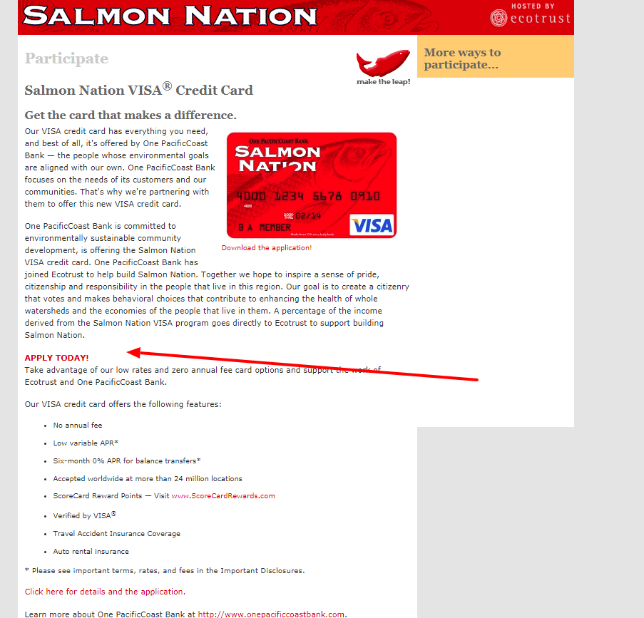 salmon nation visa card account 2