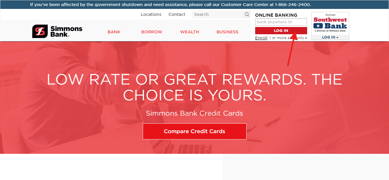 simmons first national bank visa classic account