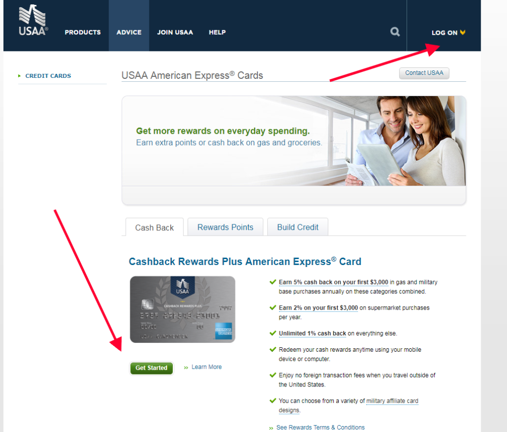 american express credit cards offers rewards usaa