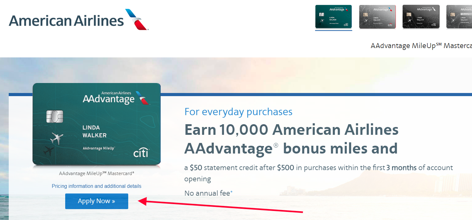 Log In American Airlines AAdvantage CitiBusiness Visa Card From 