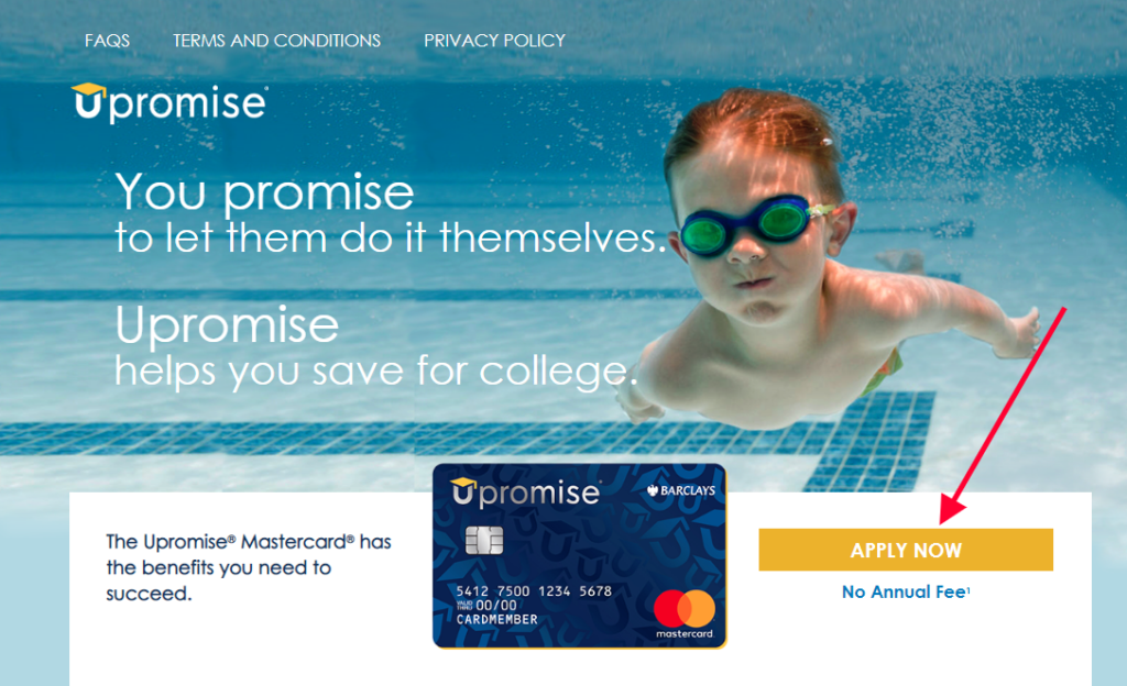 apply for the upromise mastercard