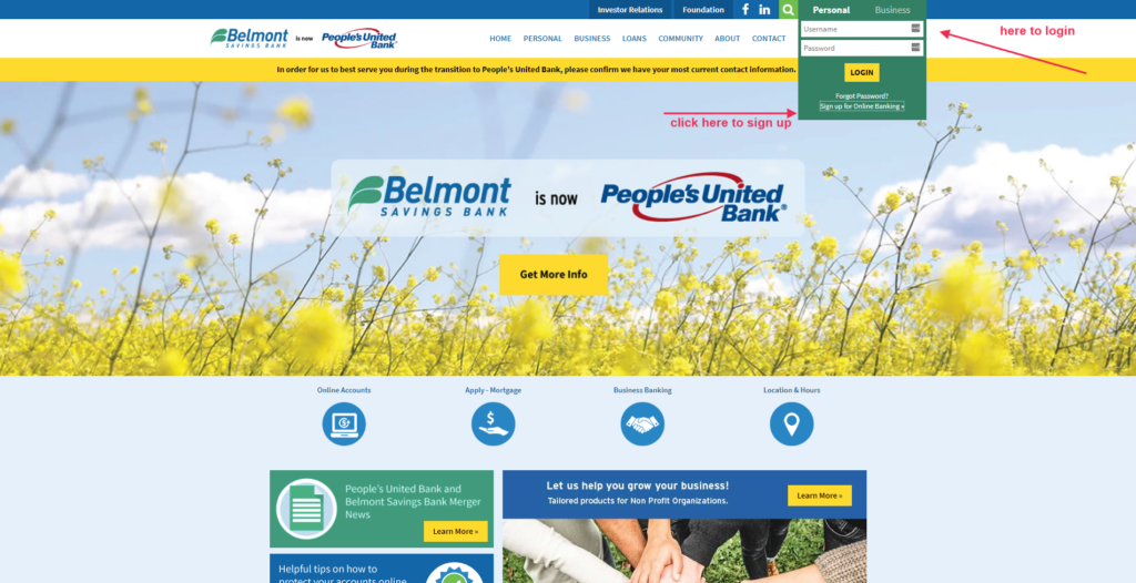personal finance business banking belmont savings bank