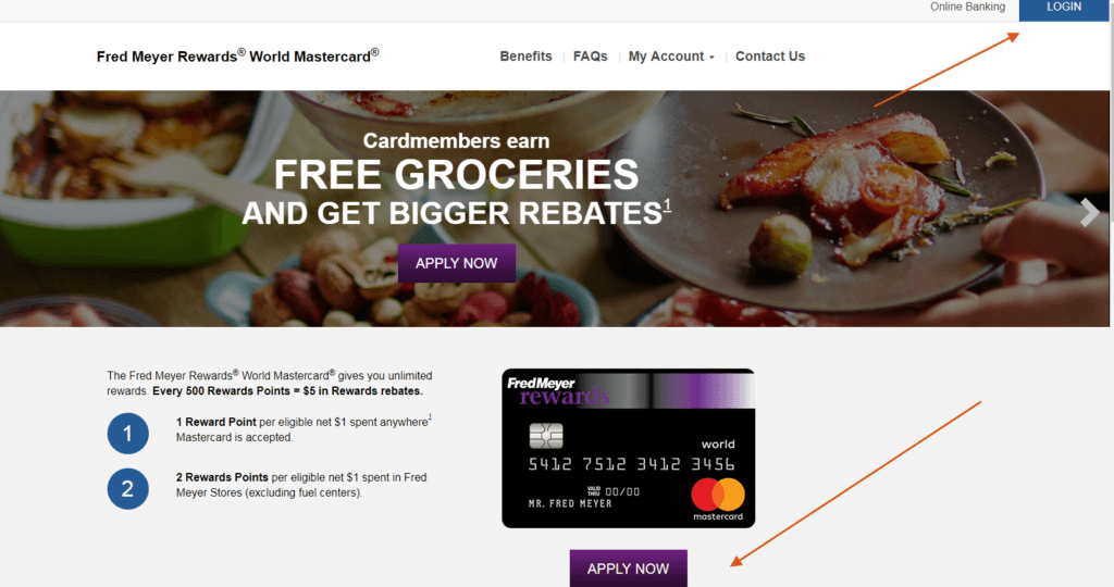 fred meyer rewardsxx world mastercardxx rewards credit card
