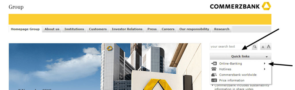 commerzbank ag commerzbank homepage