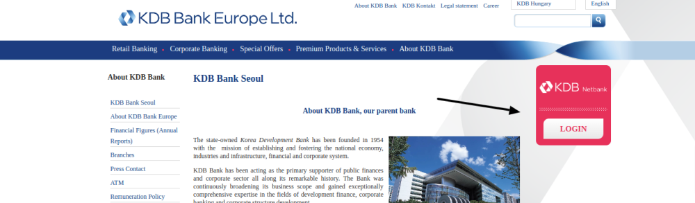 Korean Development Bank login